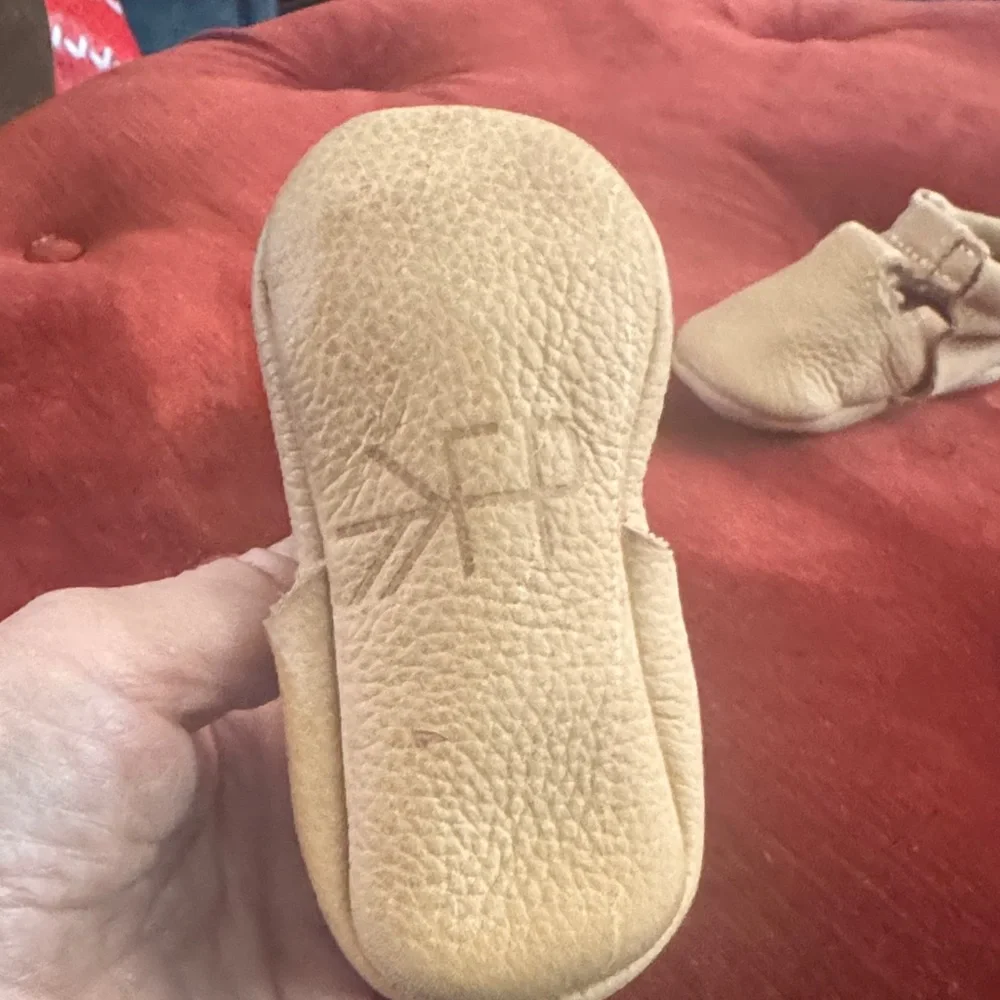 Freshly Picked Tan Moccasins for Kids
